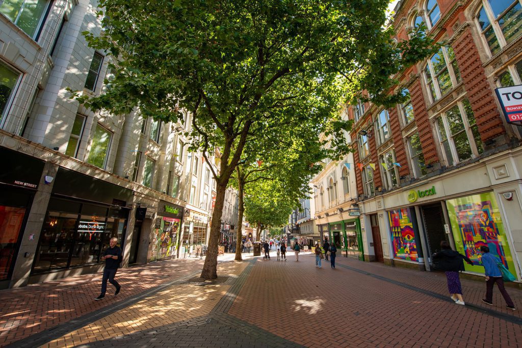 Trees on the high street