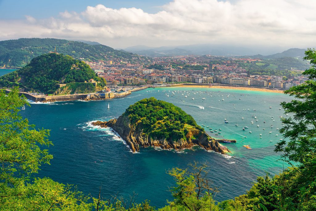 The bay at San Sebastian